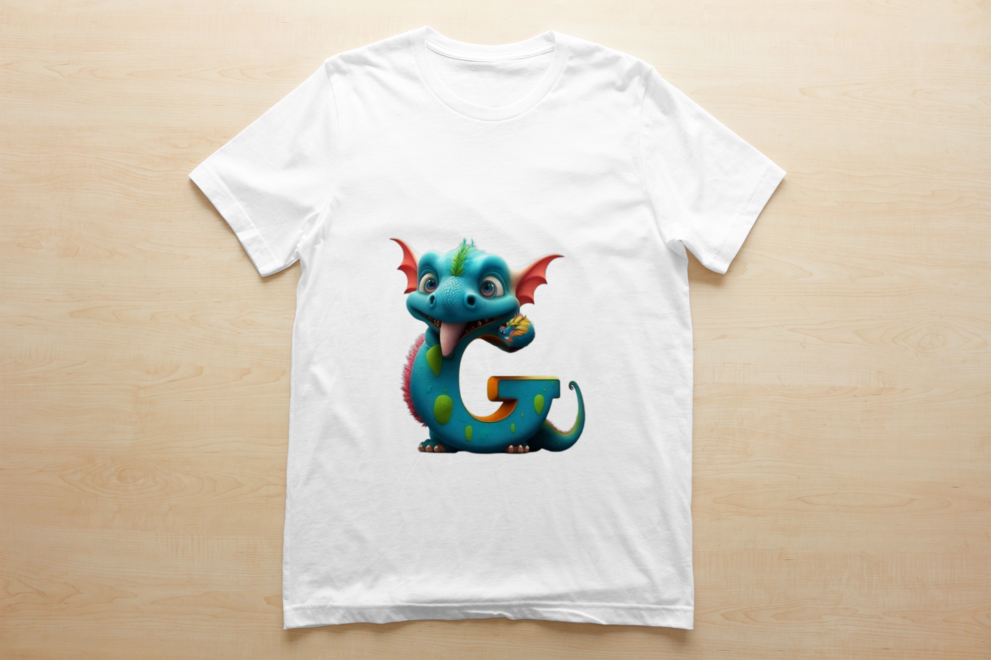 Kids ABC Dragon Images Sublimation/DTF T-Shirt Bundle