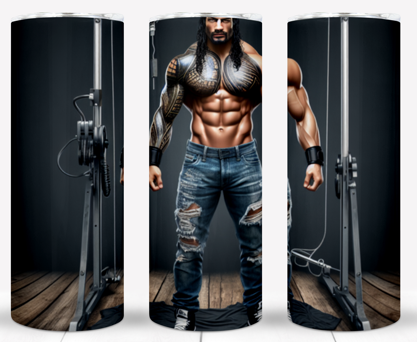 Wrestling Head of the Table 20oz Sublimation Tumbler Image Bundle