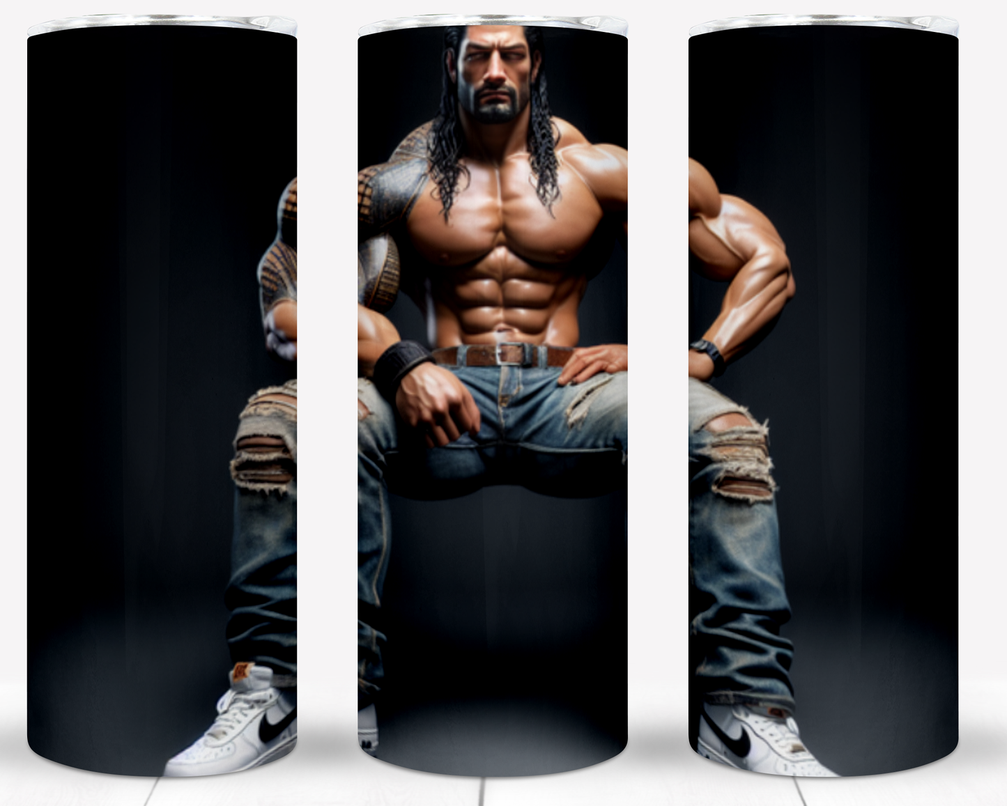 Wrestling Head of the Table 20oz Sublimation Tumbler Image Bundle