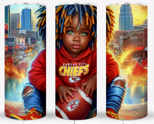 Toddler Football 20oz Sublimation Tumbler Images Bundle