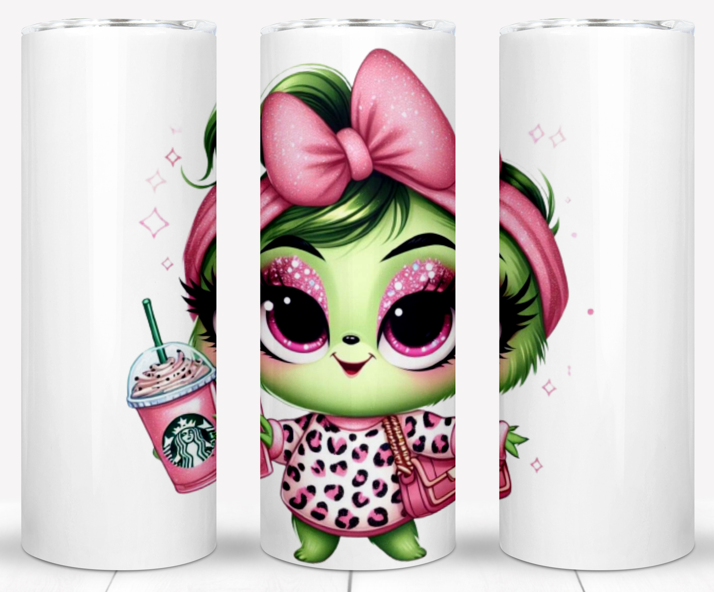 Christmas Baby Grinch Sublimation 20oz Tumbler Images Bundle