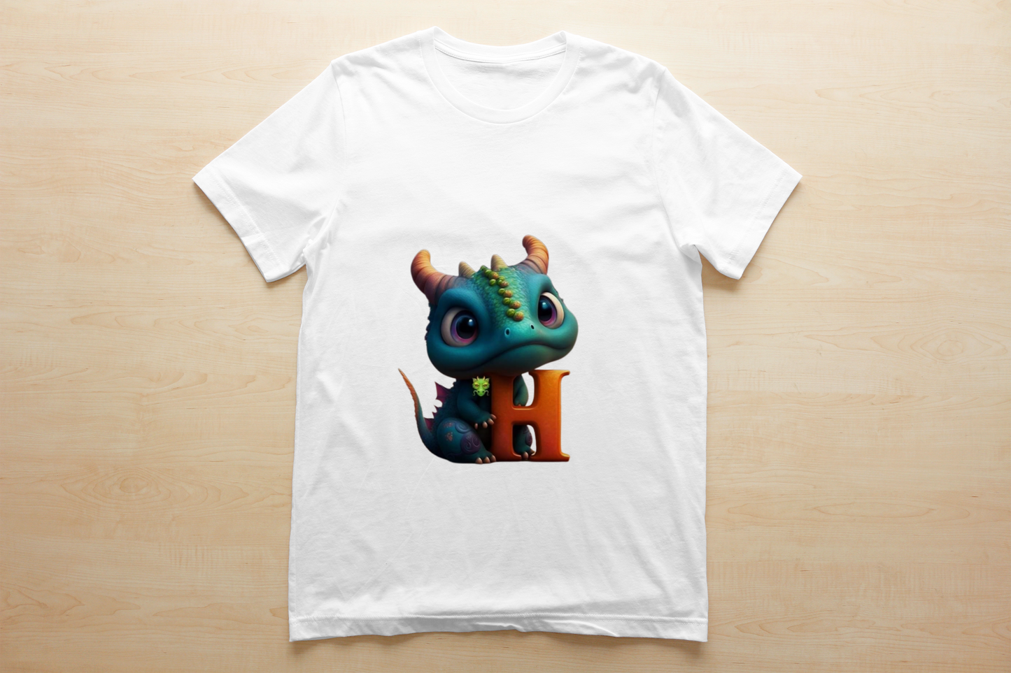 Kids ABC Dragon Images Sublimation/DTF T-Shirt Bundle