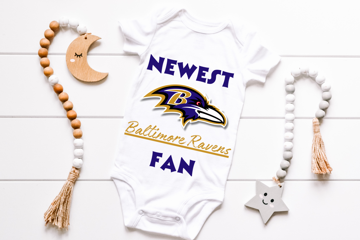 Baby Football One sie Sublimation/DTF Image