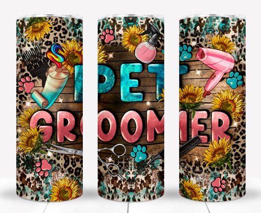 Pet Groomer Sublimation 20oz Tumbler Image