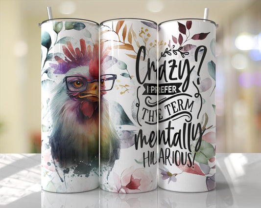 Rooster 20oz Sublimation Tumbler Image