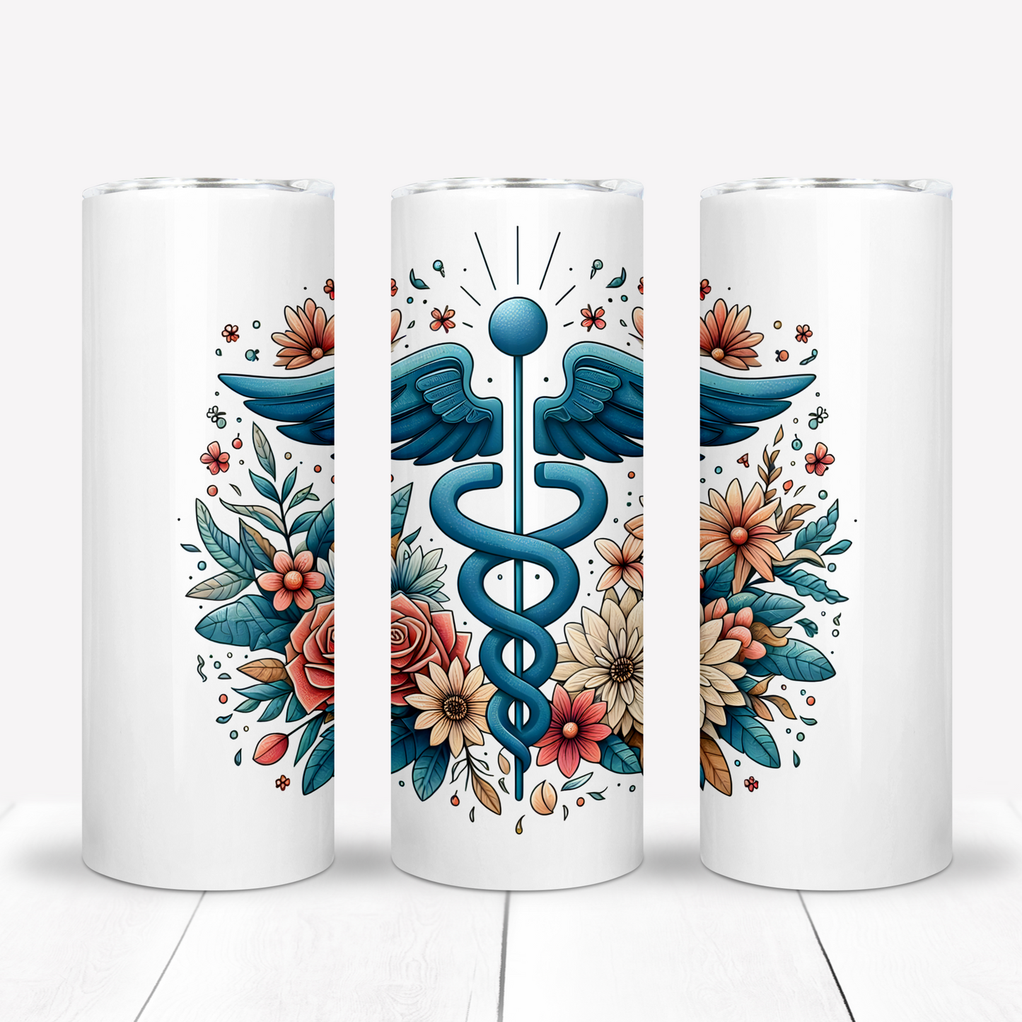 Nurse 20oz Sublimation Tumbler Bundle