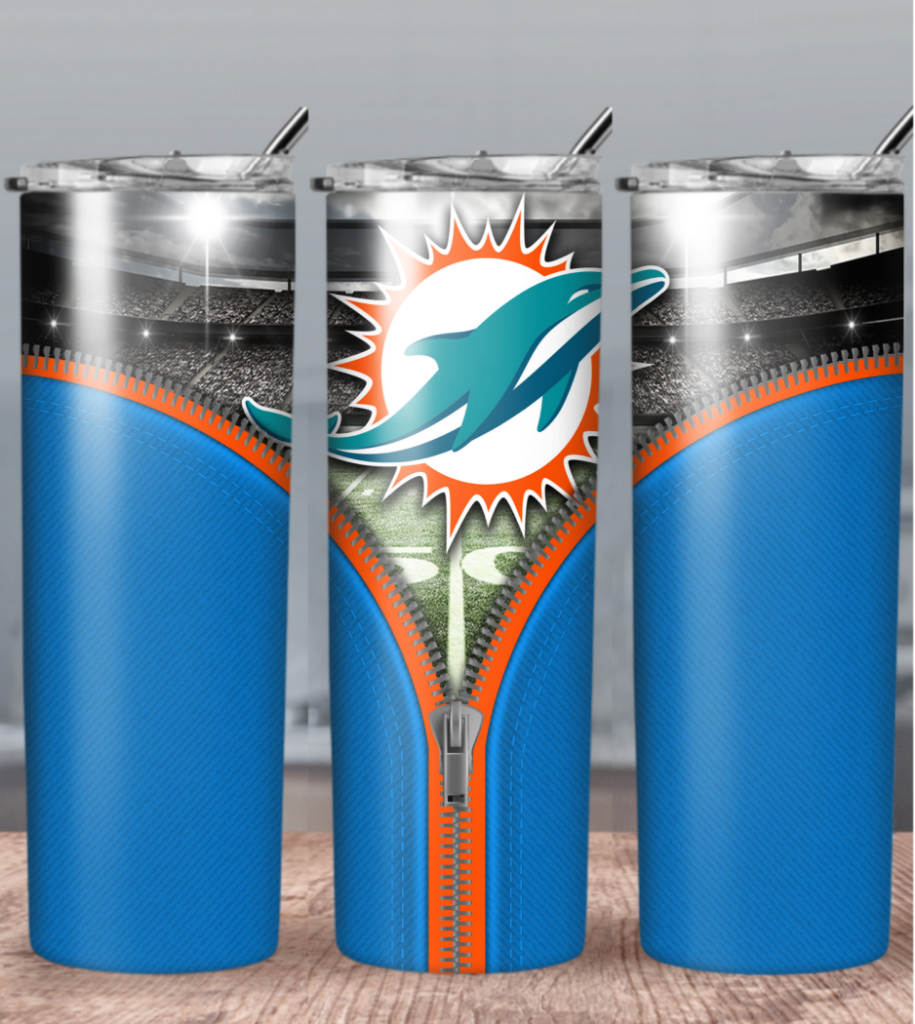 Football 20oz Sublimation Tumbler Image