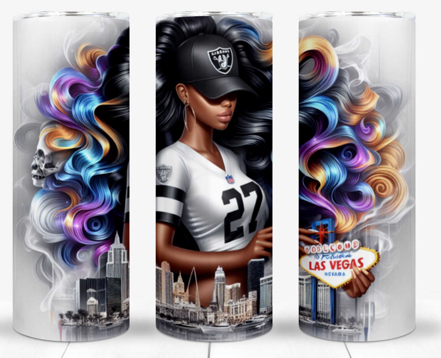 Girl Football 20oz Sublimation Tumbler Images Bundle