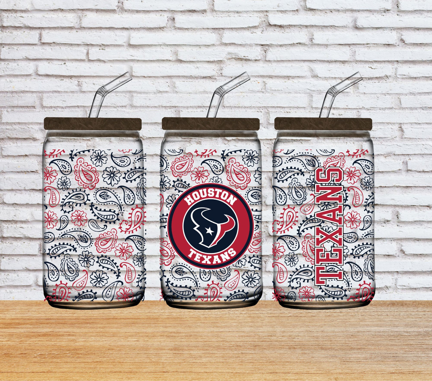 Football 16oz Sublimation Libbey Glass Image