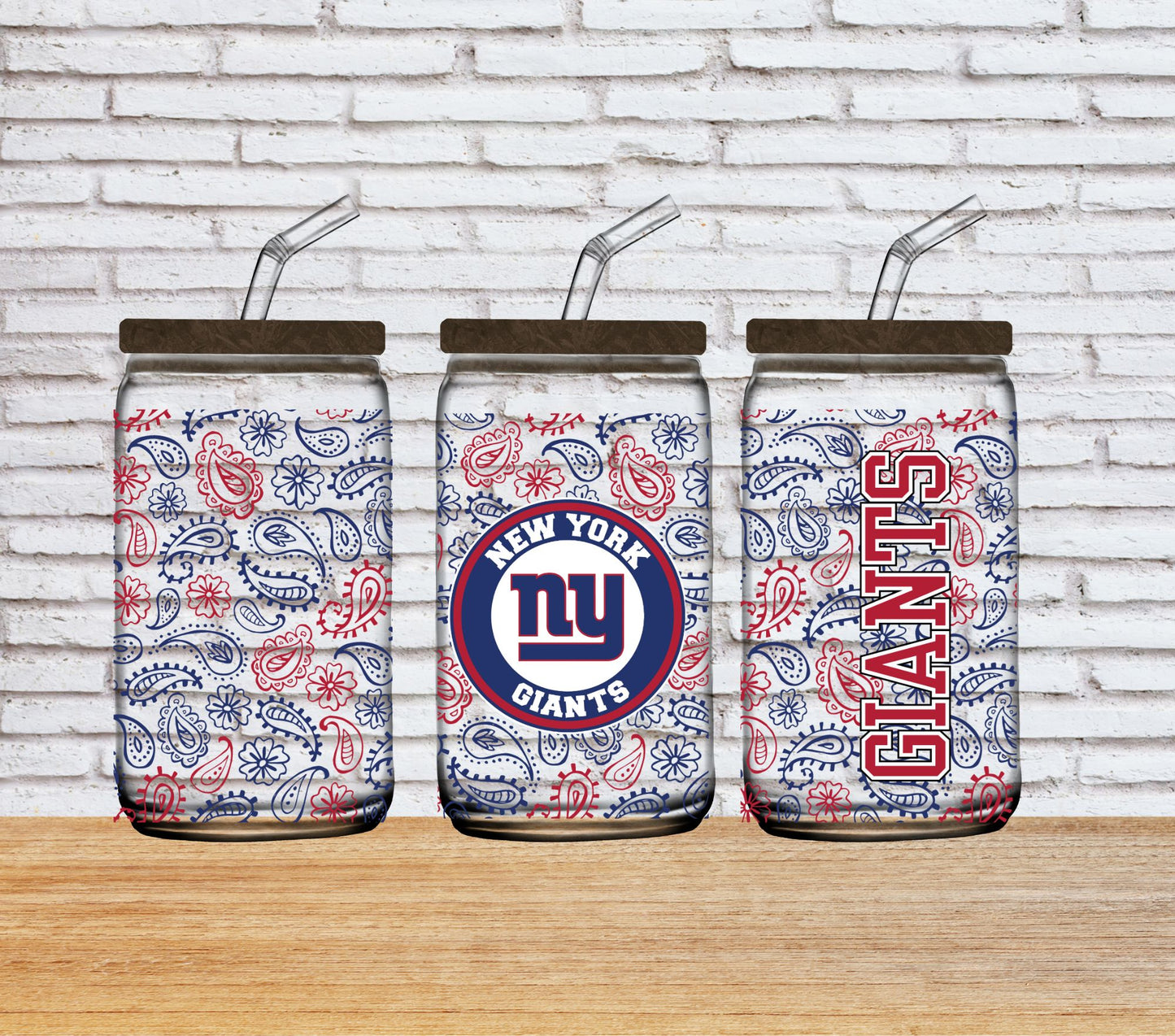 Football 16oz Sublimation Libbey Glass Image