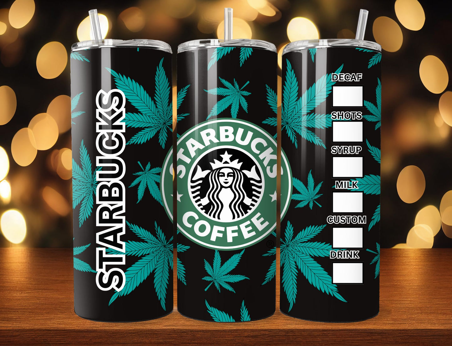 Cannabis Coffee Sublimation 20oz Images Bundle