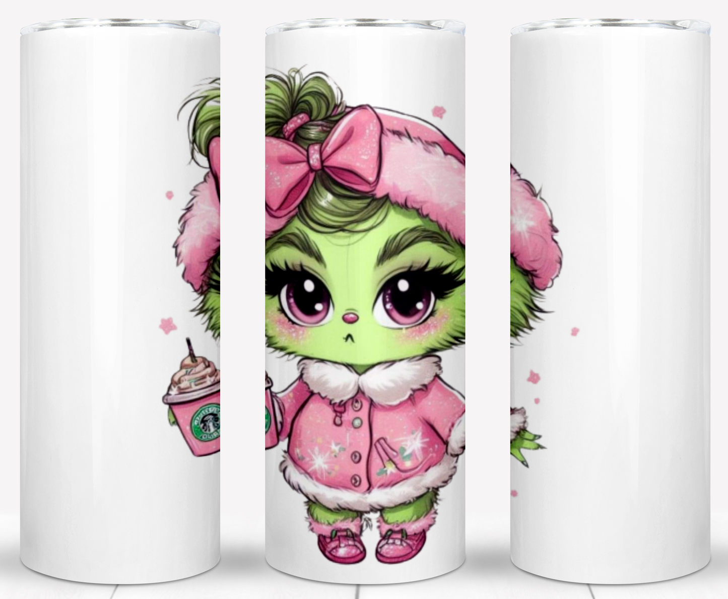 Christmas Baby Grinch Sublimation 20oz Tumbler Images Bundle