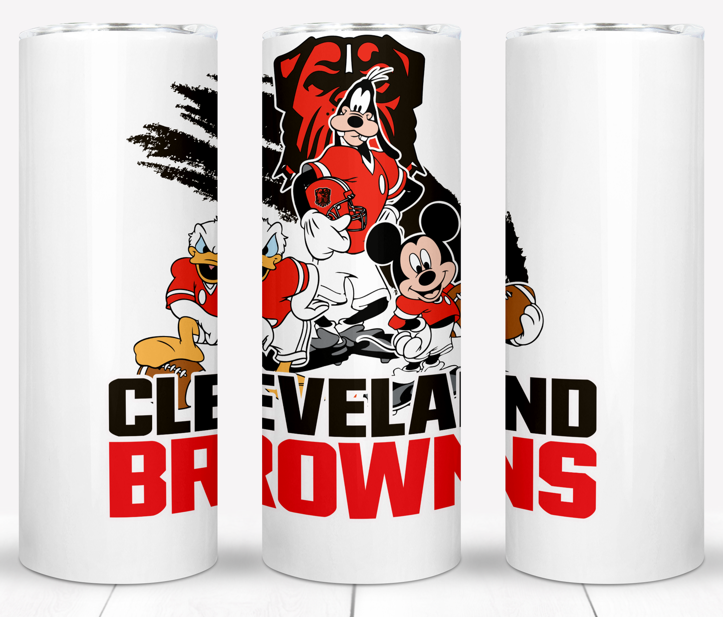 Disney Cartoon Football  Sublimation 20oz Tumbler Images Bundles