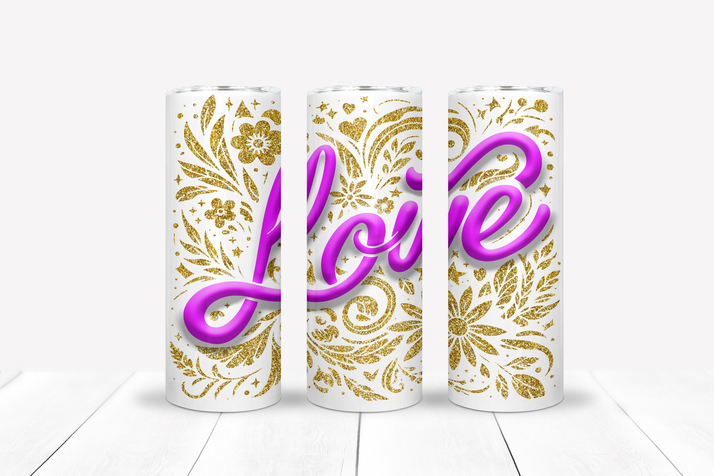 Love 20oz Sublimation Tumbler Image Bundle