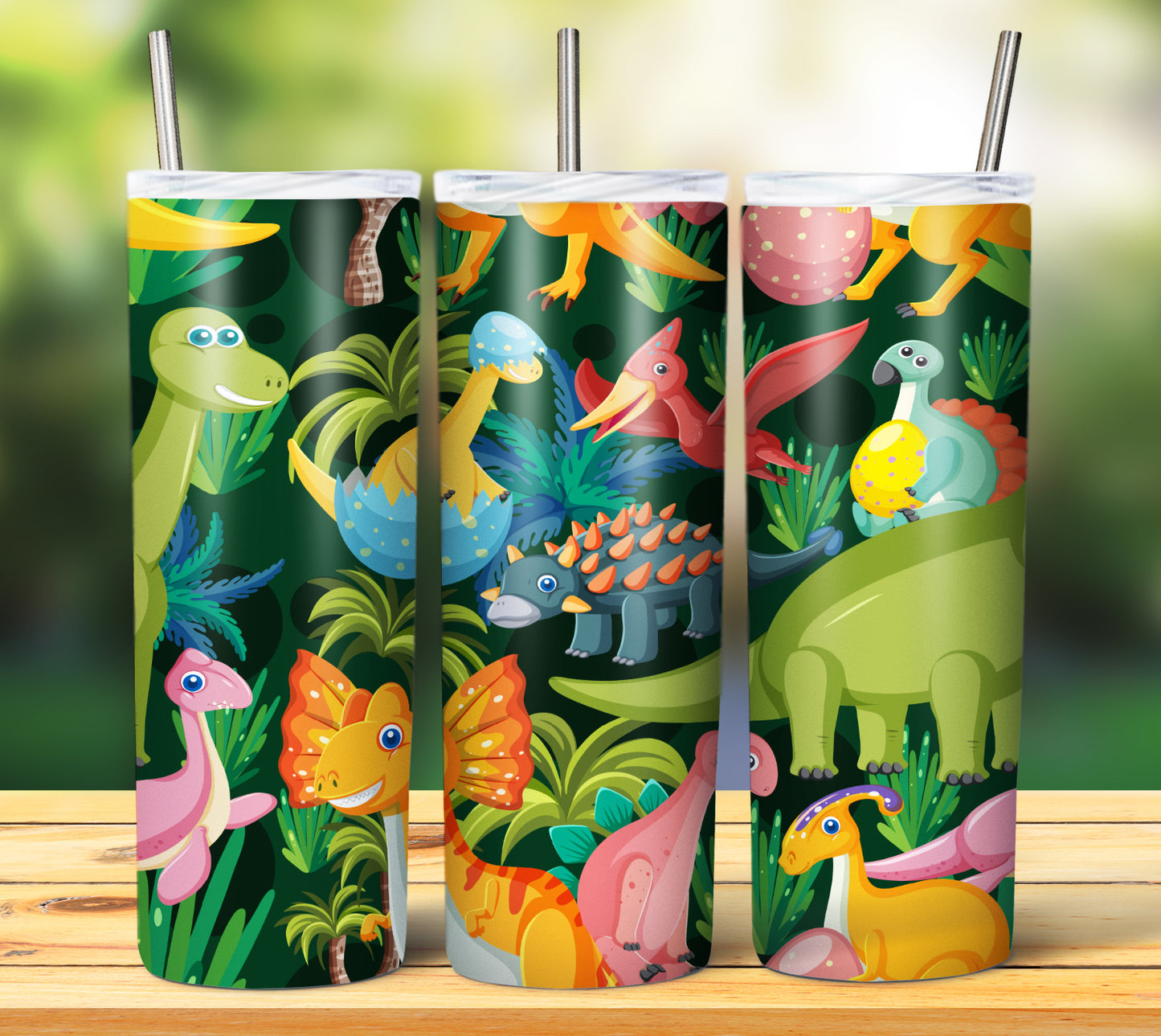 20 Dino Sublimation Tumbler Images Bundle 20 oz & Kid