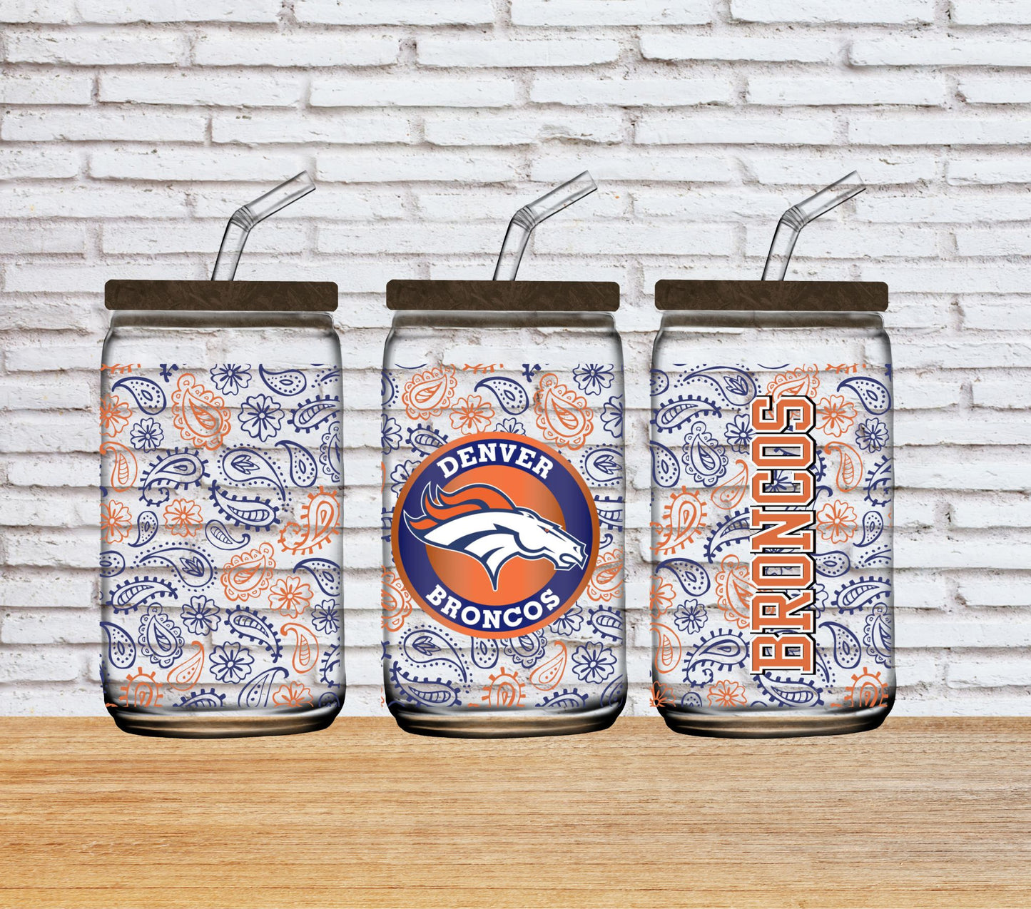 Football 16oz Sublimation Libbey Glass Image