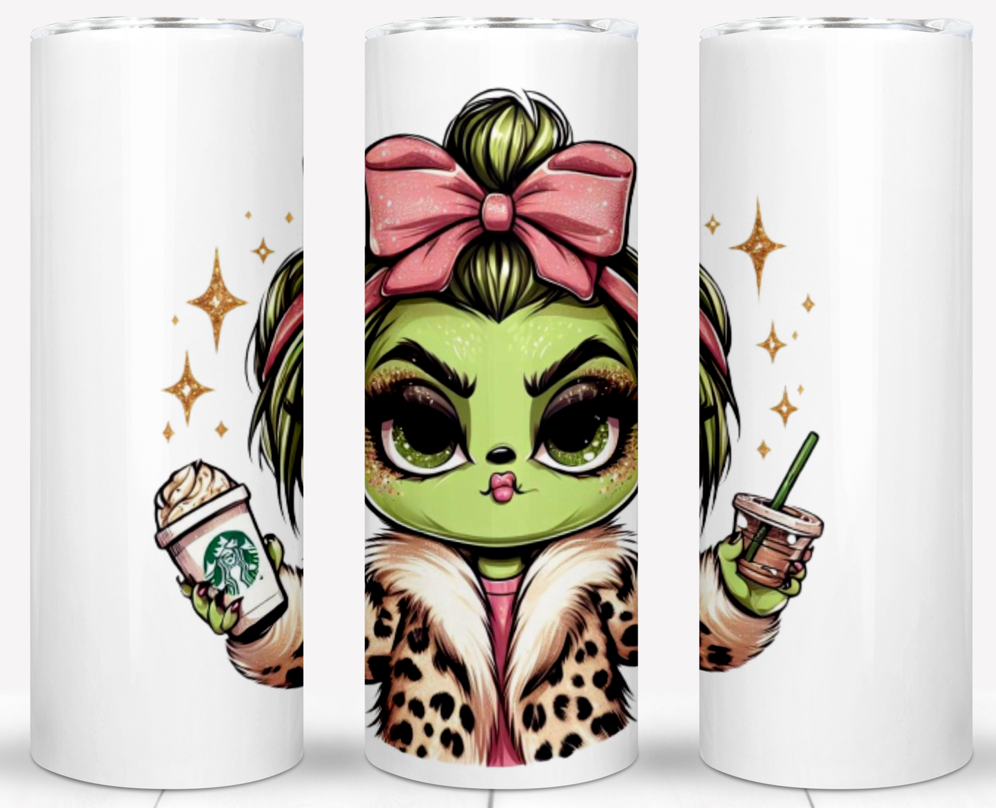 Christmas Baby Grinch Sublimation 20oz Tumbler Images Bundle