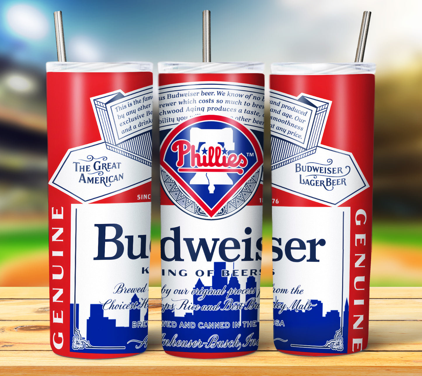 Baseball 20oz Sublimation Tumbler Image