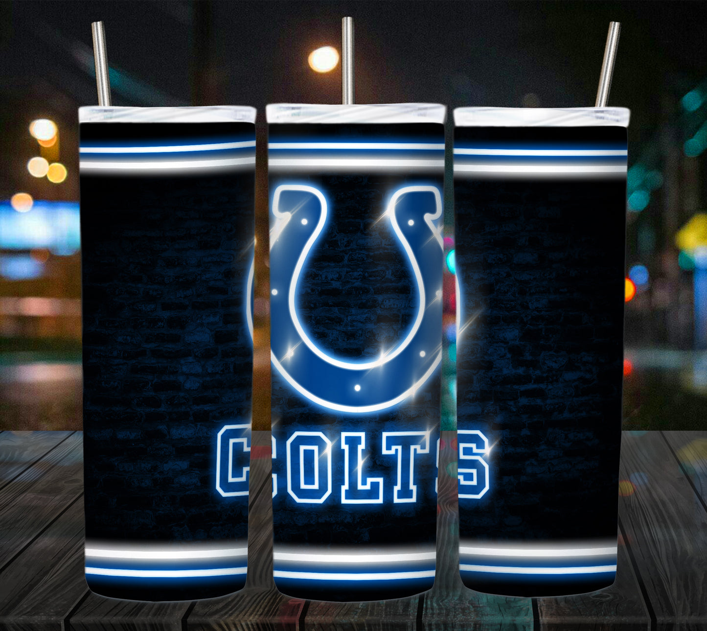 Football 20oz Sublimation Tumbler Image