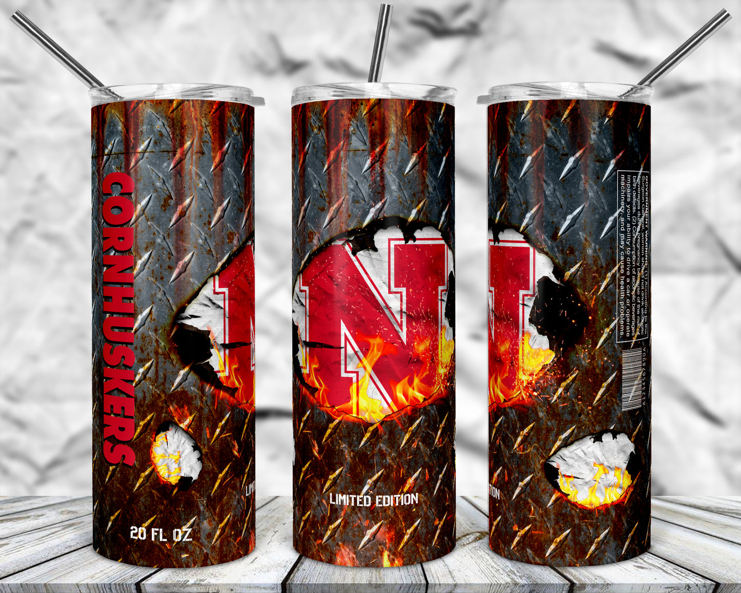 Rust College 20oz Sublimation Tumbler Images Bundle