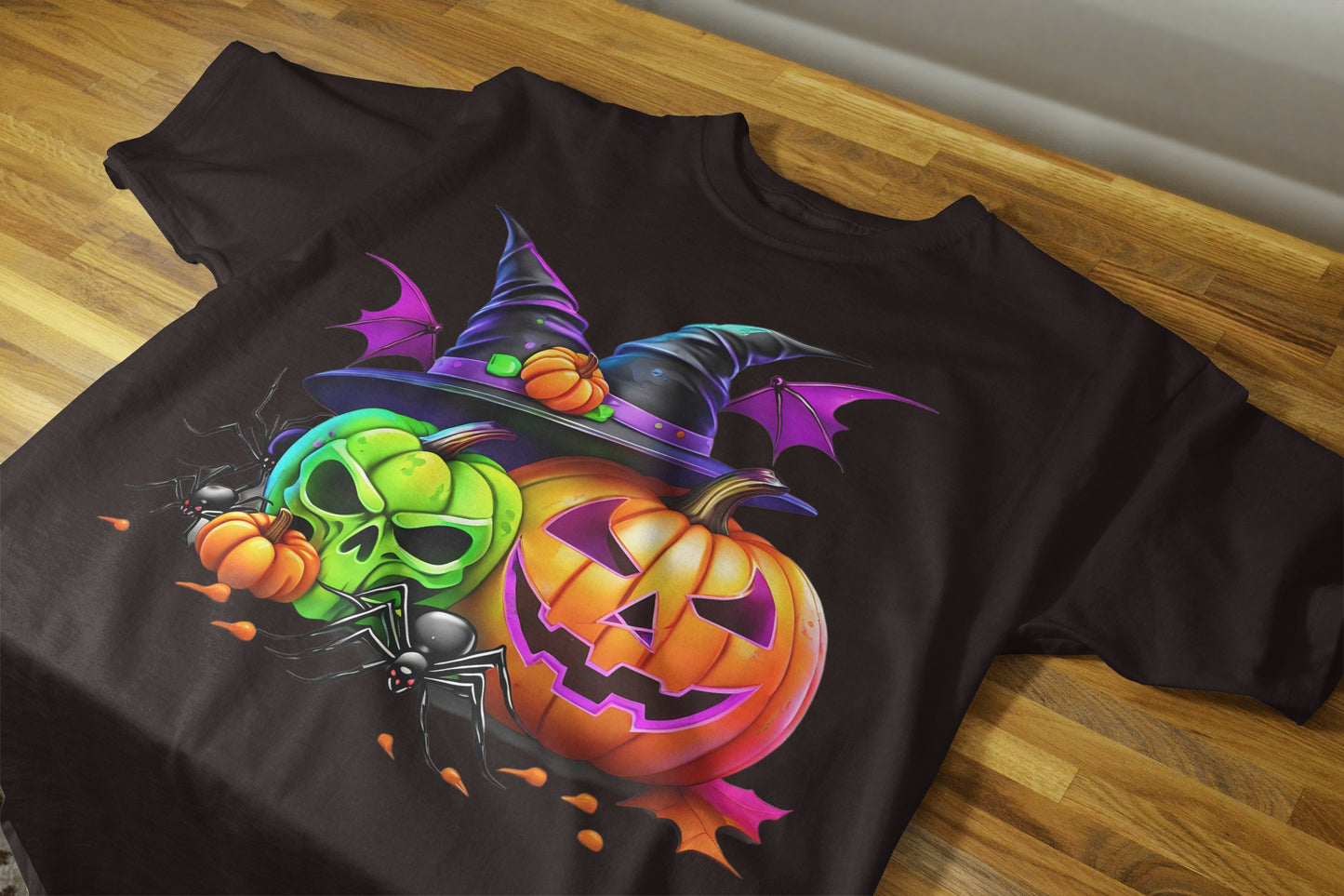 90+ Colorful Halloween Sublimation T-Shirt Images Bundle