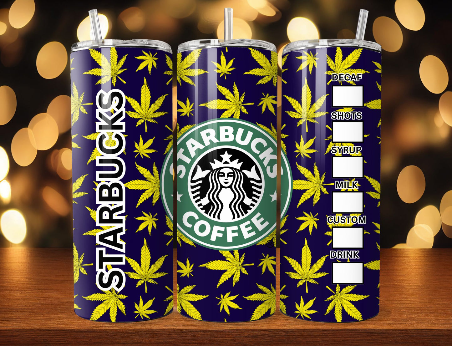 Cannabis Coffee Sublimation 20oz Images Bundle