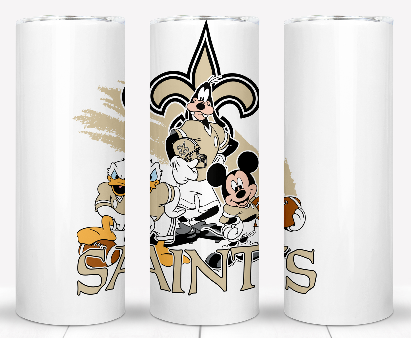 Disney Cartoon Football  Sublimation 20oz Tumbler Images Bundles