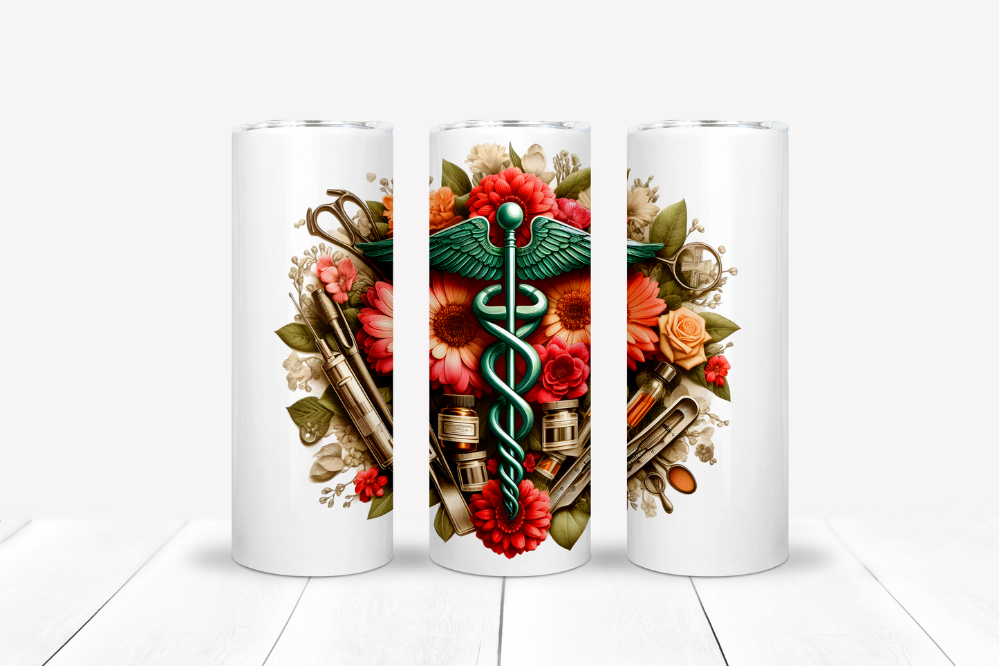 Nurse 20oz Sublimation Tumbler Bundle