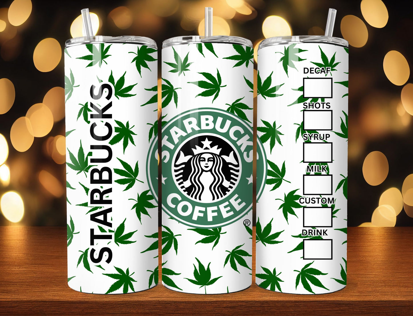 Cannabis Coffee Sublimation 20oz Images Bundle