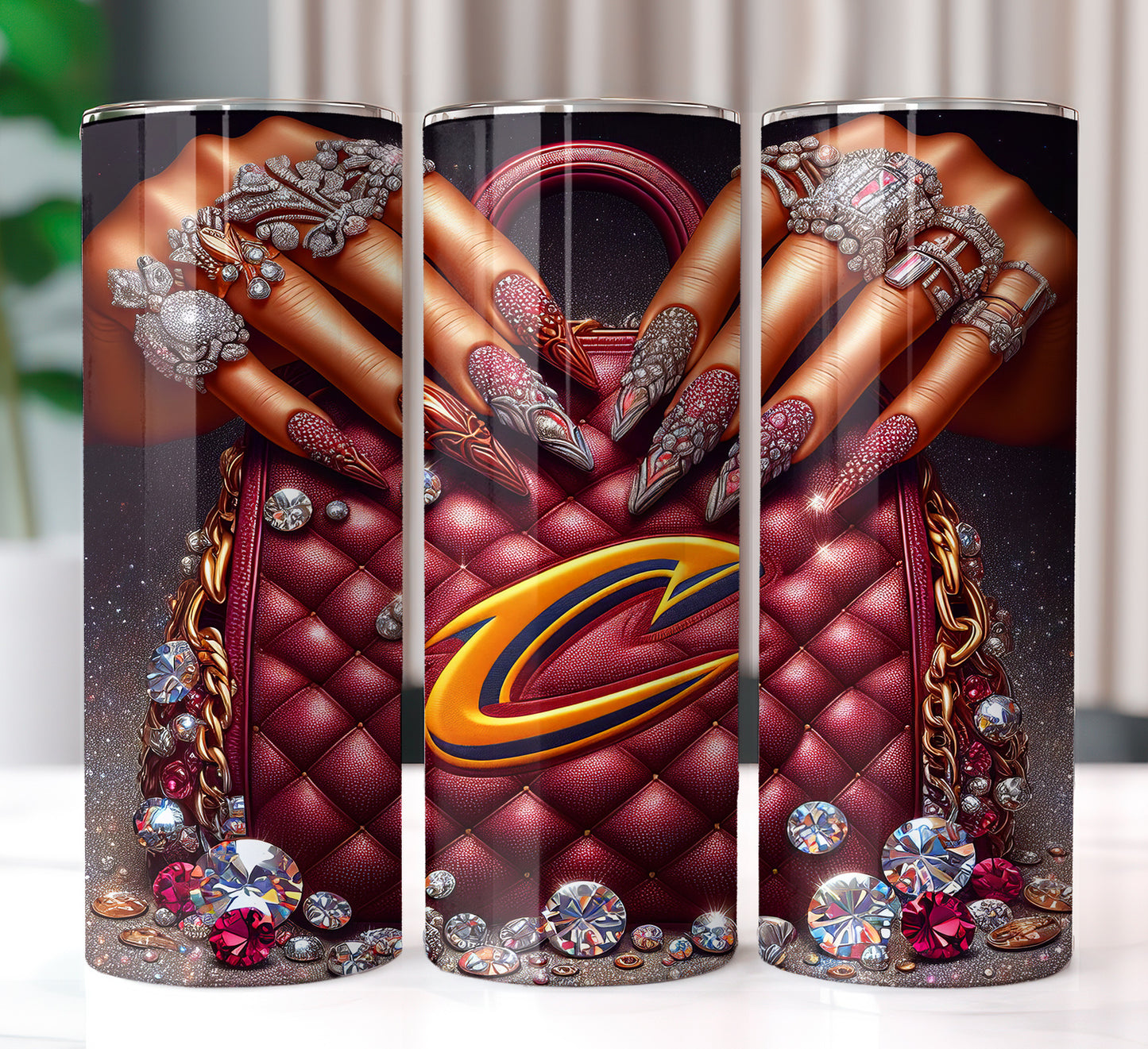 Basketball Bag 20oz Sublimation Tumbler Image