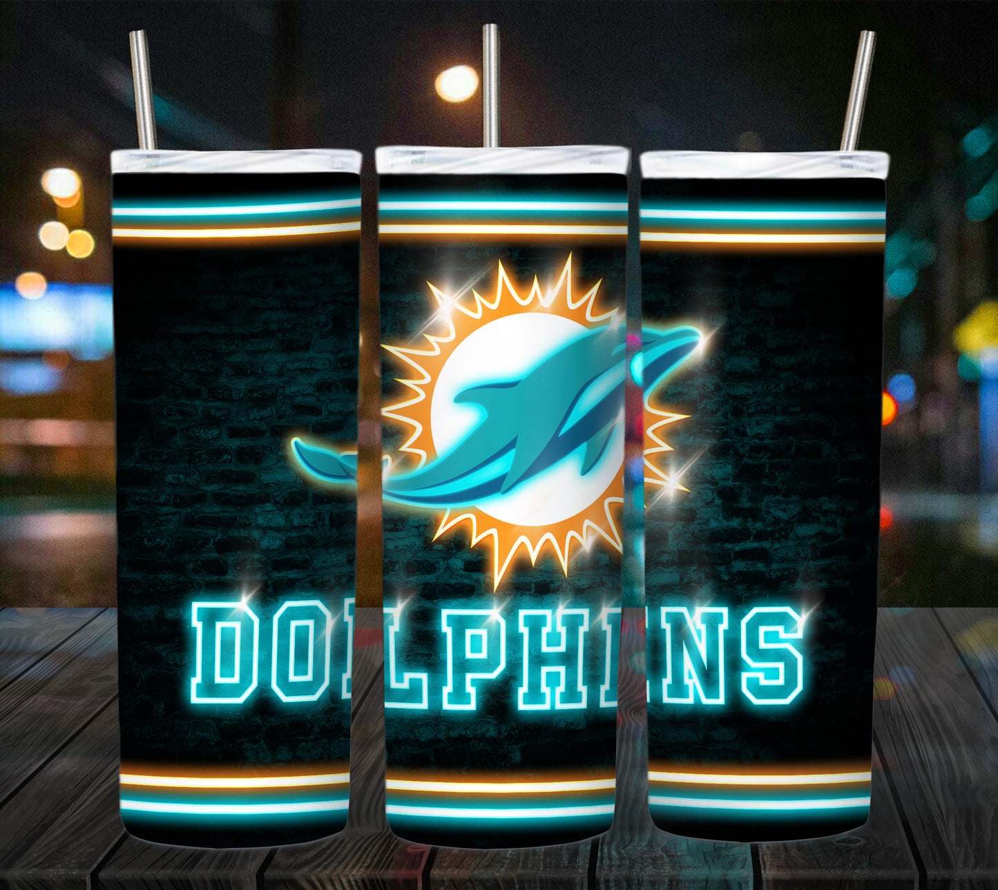 Football 20oz Sublimation Tumbler Image