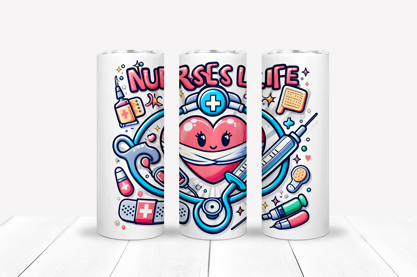 Nurse 20oz Sublimation Tumbler Bundle