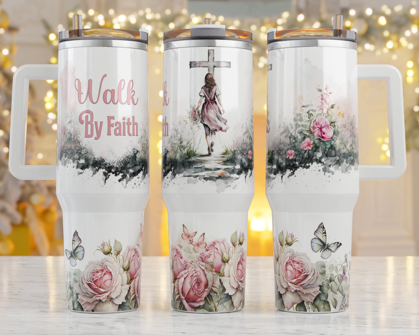 Faith Sublimation 40oz Tumbler Image