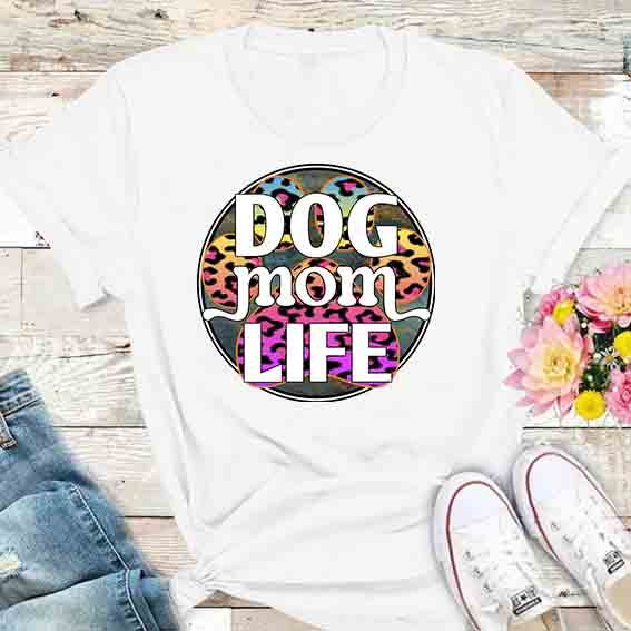 Dog Mom Sublimation/DTF T-Shirt Images Bundle