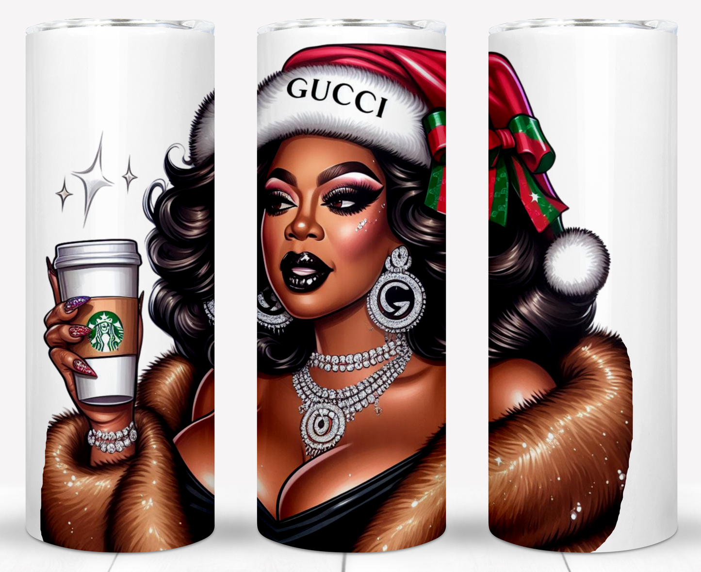 Christmas Oprah Sublimation 20oz Tumbler Images Bundle