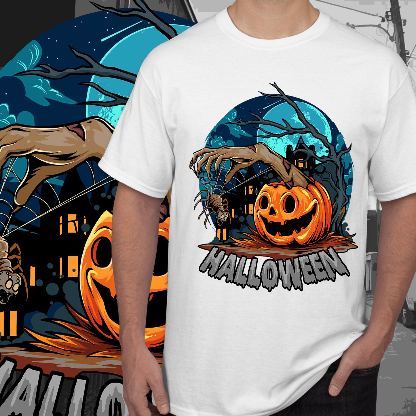 21 Halloween Sublimation T-Shirt Image Bundle