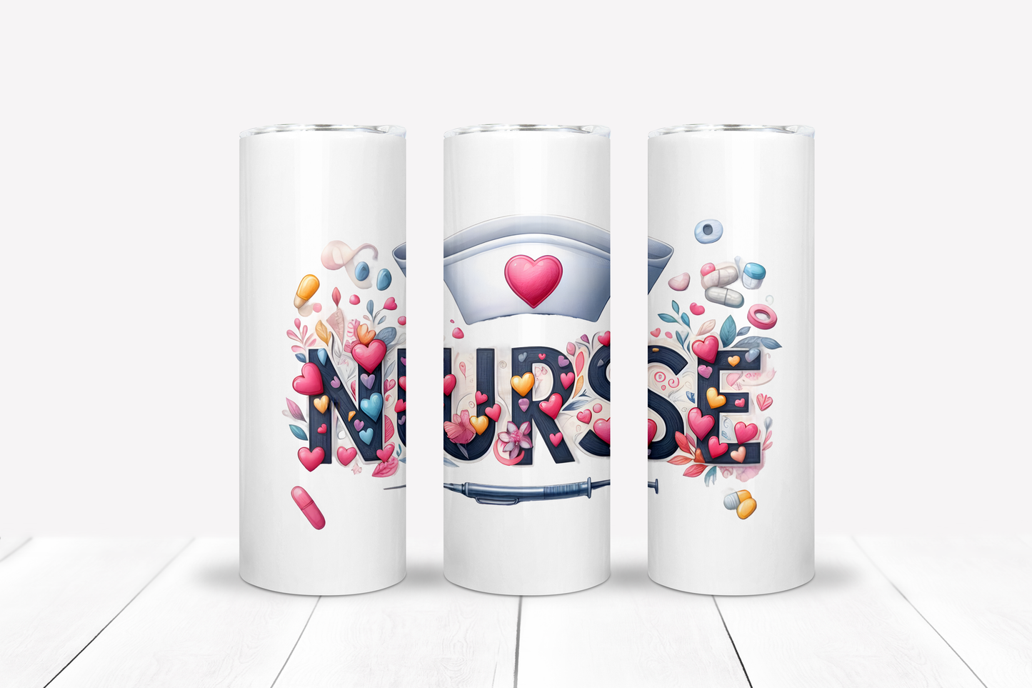 Nurse 20oz Sublimation Tumbler Bundle