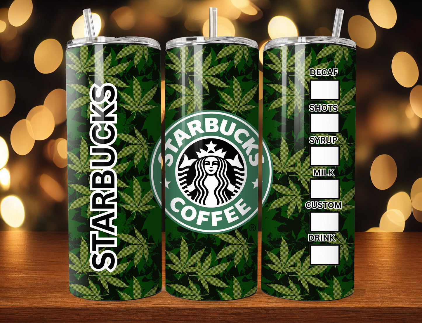 Cannabis Coffee Sublimation 20oz Images Bundle