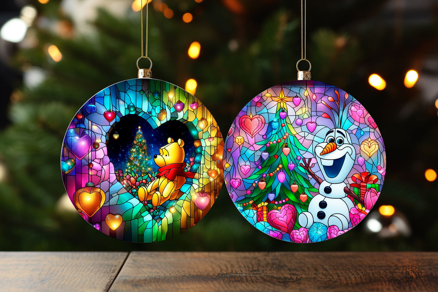 100+ Christmas Sublimation Ornament/Car Coaster Images Bundle