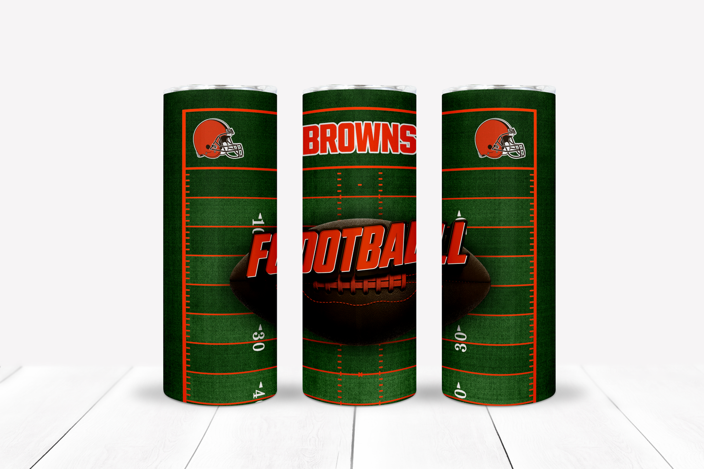 Football 20oz Sublimation Tumbler Image