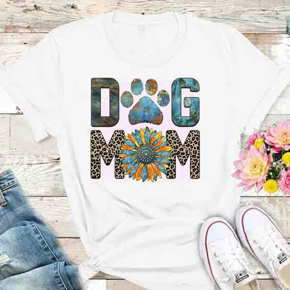 Dog Mom Sublimation/DTF T-Shirt Images Bundle