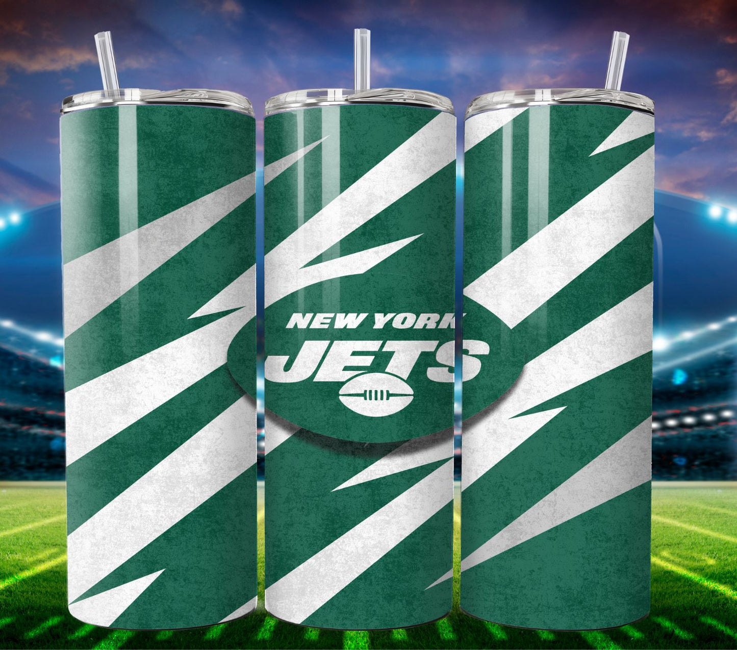 Football 20oz Sublimation Tumbler Image