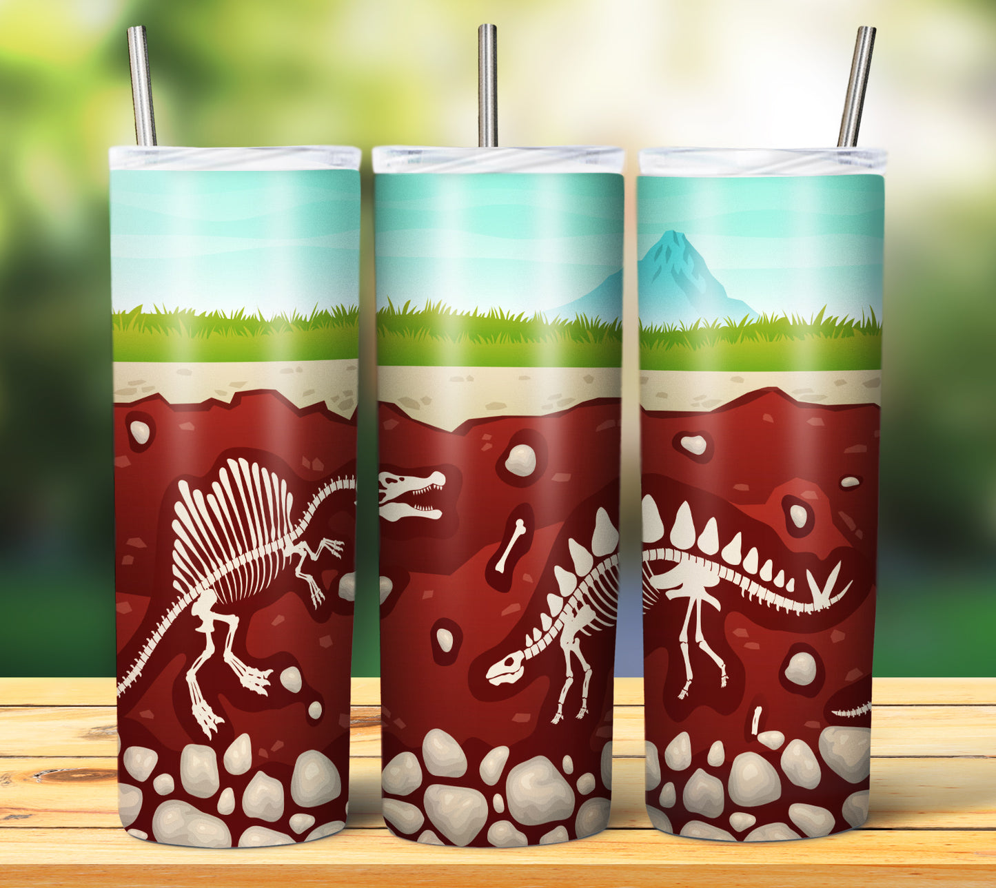 20 Dino Sublimation Tumbler Images Bundle 20 oz & Kid