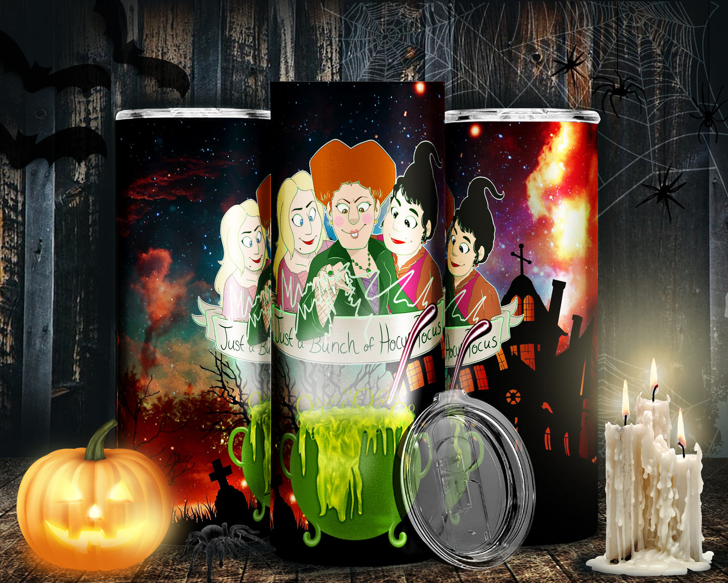 30 Horror Halloween Sublimation 20oz Images Bundle