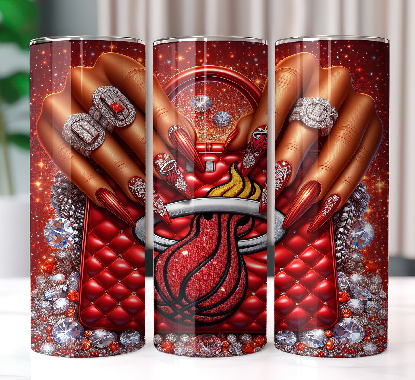 Basketball Bag 20oz Sublimation Tumbler Image