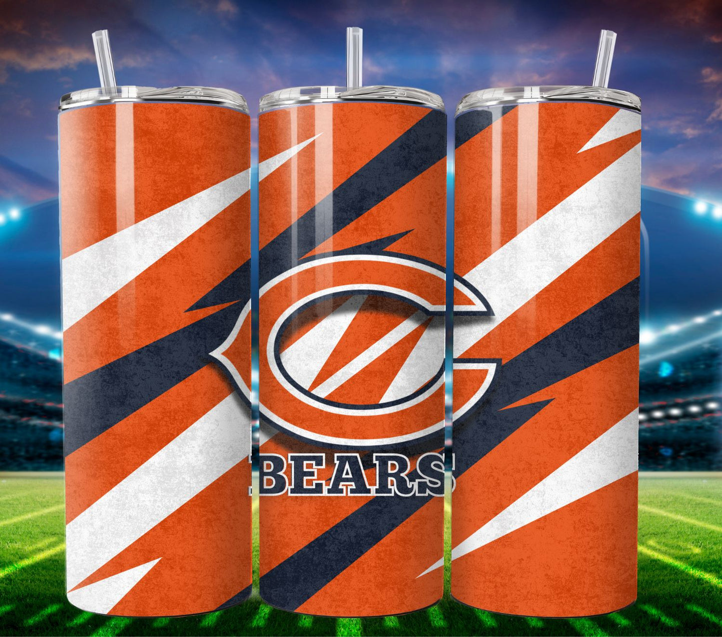 Football 20oz Sublimation Tumbler Image