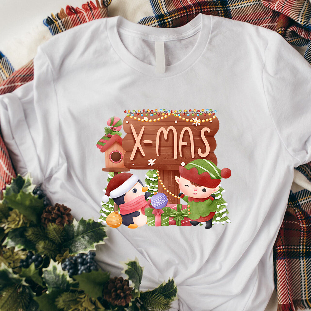 Cute Christmas Sublimation/DTF T-Shirt Images Bundle