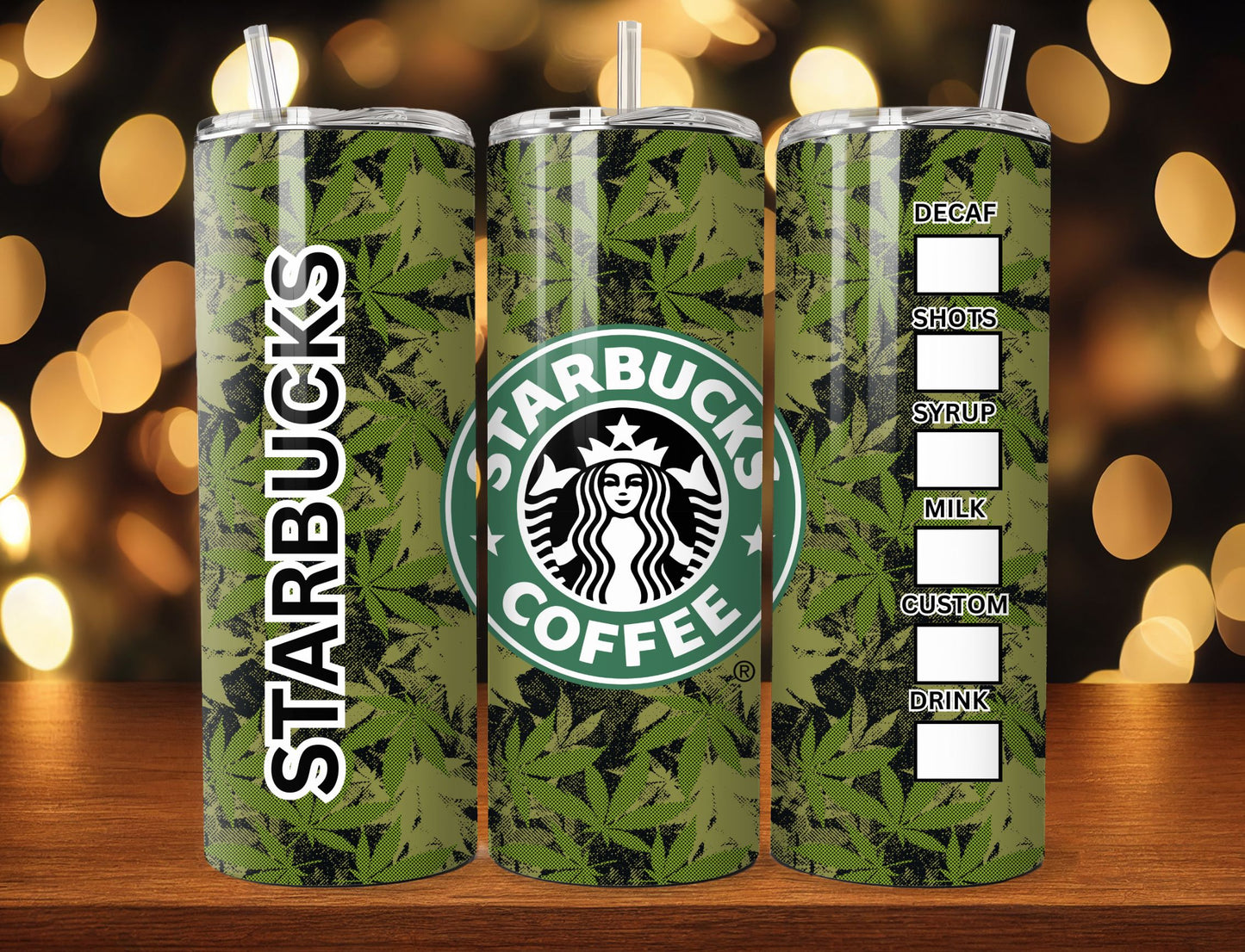 Cannabis Coffee Sublimation 20oz Images Bundle