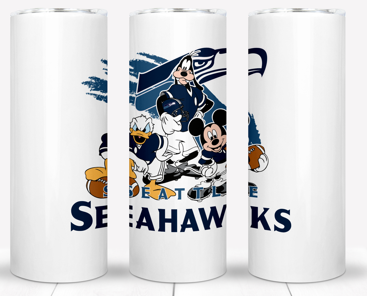 Disney Cartoon Football  Sublimation 20oz Tumbler Images Bundles