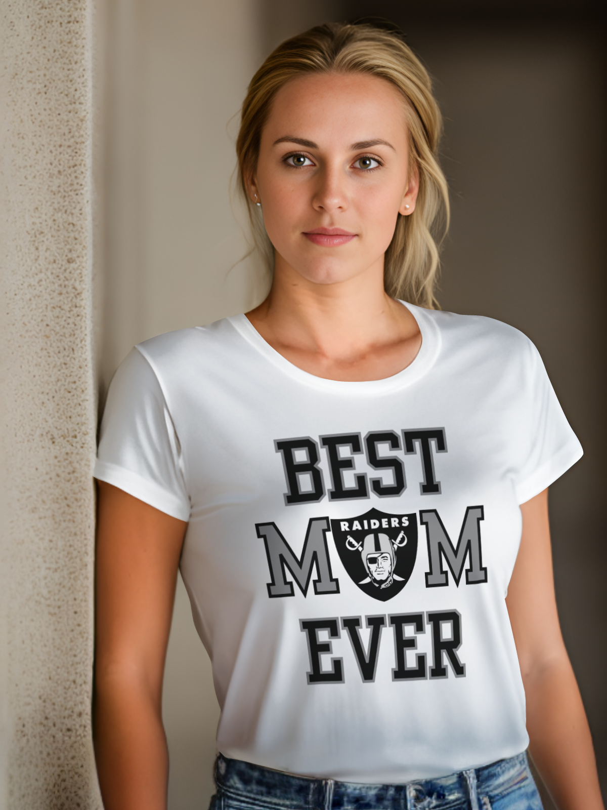 Mom Football Sublimation/DTF T-Shirt Images